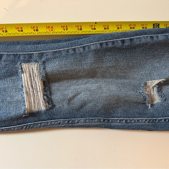 Good American Good Legs Stretch Distressed Skinny Jeans Indigo 439 Size 0 25 - Picture 15 of 16